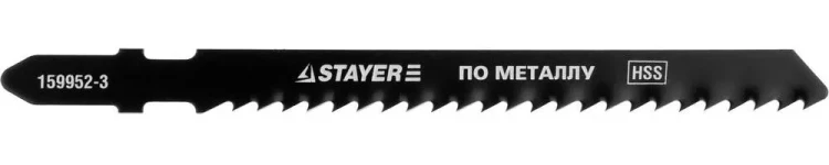 Полотна STAYER "PROFI", T127D для эл/лобзика, HSS, по мягкому металлу (3-15мм), EU-хвост., шаг 3мм, 75мм, 2шт 159952-3_z01 купить в Муравленко