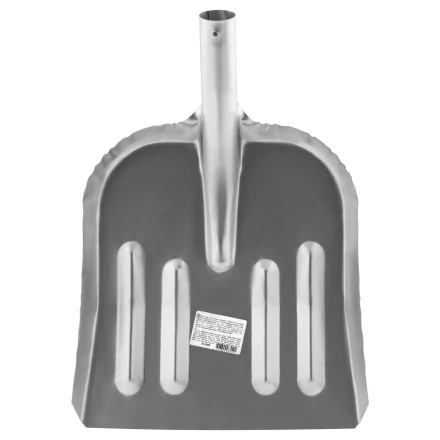 Лопата для уборки снега стальная оцинкованная, 320 х 340 мм, без черенка, Россия 615365 купить в Муравленко