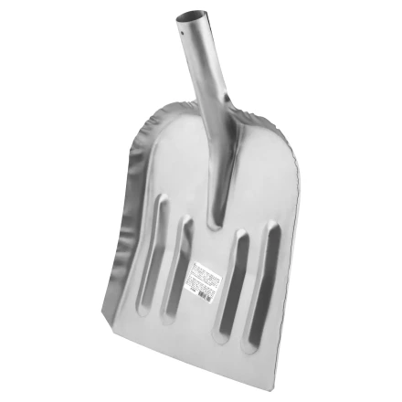 Лопата для уборки снега стальная оцинкованная, 320 х 340 мм, без черенка, Россия 615365 купить в Муравленко