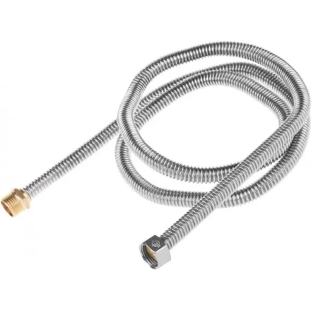 Подводка ЗУБР &quot;ЭКСПЕРТ&quot; сильфонная из нержавеющей стали, для воды, г/ш  (гайка-штуцер), 1/2&quot;, 1,5м 51011-G/S-150 купить в Муравленко