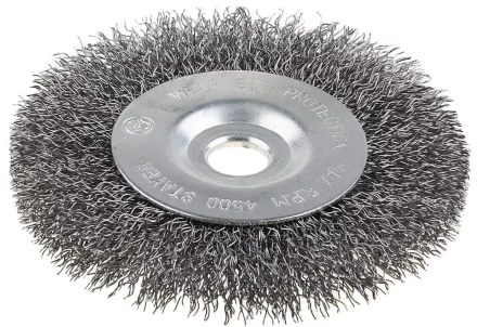 Щетка STAYER дисковая для точильно-шлифовального станка, витая сталь 0,3мм, 175/12,7/16мм 35185-175 купить в Муравленко