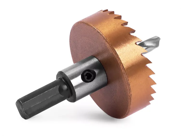 HSS-TiN коронка MESSER 50мм с центр. сверлом и толкающей пружиной для  лист. материала  до 2 мм ц/х купить в Муравленко