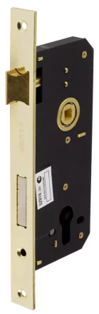 Корпус врезного замка ЗУБР &quot;ЭКСПЕРТ&quot;, с защелкой, межосевое расстояние 85мм, прямоугольный ригель 52010_z01 купить в Муравленко