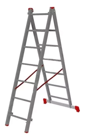 Лестница 2-х секционная алюминиевая 2*7 1013293 купить в Муравленко