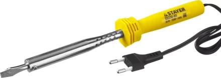 Паяльник STAYER &quot;STANDARD&quot; с пластмассовой рукояткой и долговечным жалом, 80 Вт, клин 55330-80 купить в Муравленко