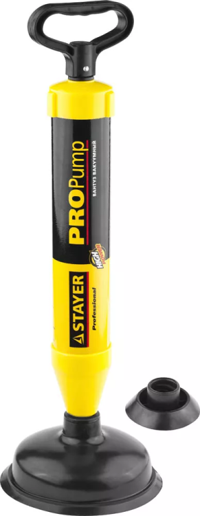 Вантуз STAYER "Professional" вакуумный PROPump, с двумя адаптерами 51925 купить в Муравленко