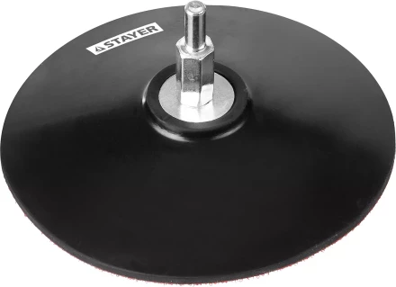 Тарелка опорная STAYER "MASTER" резиновая для дрели, на липучке, d=115мм 35740-115 купить в Муравленко
