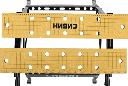 Верстак столярный СИБИН складной, 605х635х780 мм 38723 купить в Муравленко