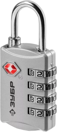 Замок багажный кодовый TSA 4 диска серия ПРОФЕССИОНАЛ купить в Муравленко