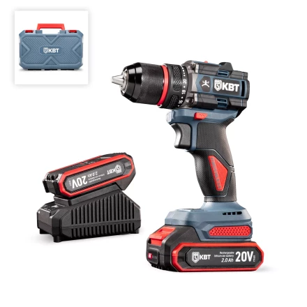 Дрель-шуруповерт аккумуляторная бесщеточная КВТ DB-20-13 с максимальным размером оснастки до 13 мм (102588) купить в Муравленко