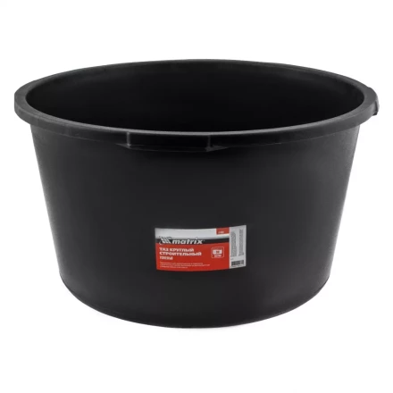 Таз круглый строительный усиленный, 90 л Matrix 81469 купить в Муравленко