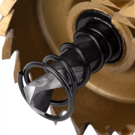 Коронка по металлу HSS, 35 мм, нитридтитановое покрытие Denzel 724110 купить в Муравленко