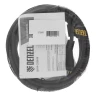 Шнур сетевой Denzel Energy Series, ПВС, 3 м, 2 x 1 мм, с неразборной вилкой, черный, 3 м, 37665 купить в Муравленко