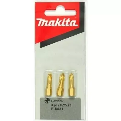 Биты Makita PZ2 25мм 3шт, алмазные (P-38641) купить в Муравленко