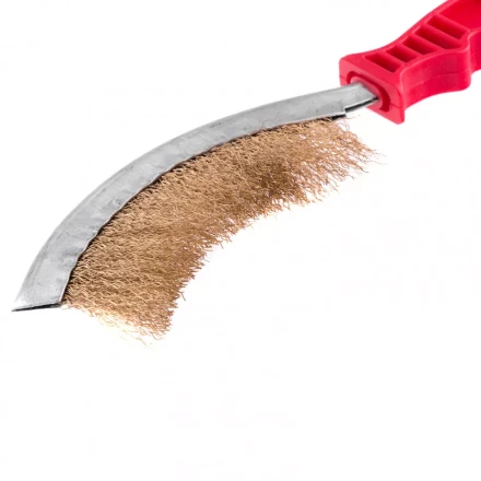 Щетка металлическая изогнутая пластиковая ручка Matrix 74839 купить в Муравленко