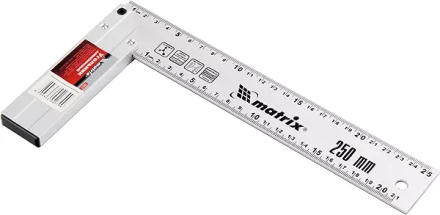 Угольник 400 мм алюминиевый литой  MATRIX 32474 купить в Муравленко