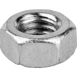 Гайка ЗУБР "МАСТЕР" шестигранная ГОСТ 5927-70, класс прочности 6, оцинкованная, M16, 5кг 303550-16