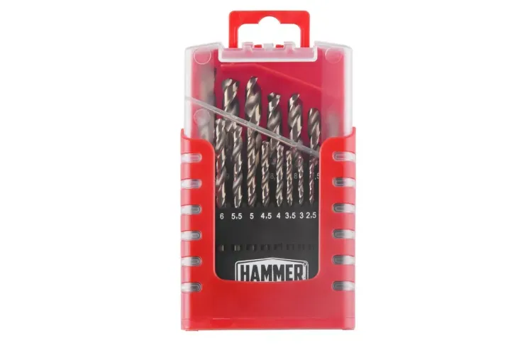 Набор сверл HAMMER No7 19шт. 1,0-10мм купить в Муравленко