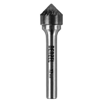 Борфреза по металлу твердосплавная, зенкер 90 град., тип-K, 12 мм// Denzel 72058 купить в Муравленко