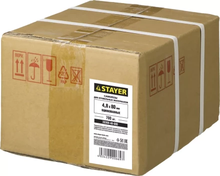 Саморезы СКД кровельные, 80 х 4.8 мм, 700 шт, для деревянной обрешетки, STAYER 30300-48-080 купить в Муравленко