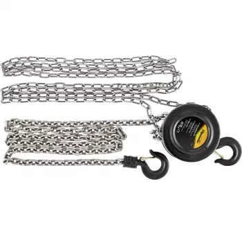 Таль цепная 2 т h подъема 2,5 м расстояние между крюками 380 мм SPARTA 519165 купить в Муравленко