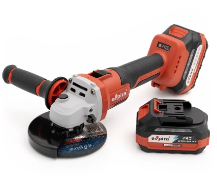 Аккумуляторная угловая шлифмашина ESPIRA CAGI-125-01, 410751 купить в Муравленко