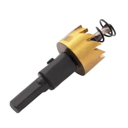 Коронка по металлу HSS, 21 мм, нитридтитановое покрытие Denzel 724102 купить в Муравленко