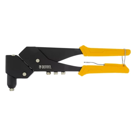 Заклепочник ручной Denzel, 285 мм, поворотный, 0-360, заклепки 2,4-3,2-4,0-4,8 мм, купить в Муравленко