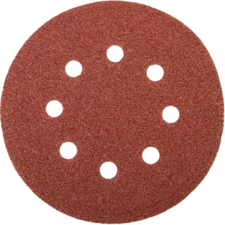 Круг шлифовальный универсальный STAYER &quot;MASTER&quot; из абразивной бумаги на велкро основе, 8 отверстий, Р40, 115мм, 5шт 35450-115-040 купить в Муравленко
