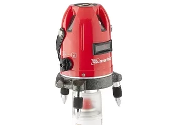 Уровень лазерный самовыравнивающийся. набор в пластиковом кейсе  MATRIX 35035 купить в Муравленко