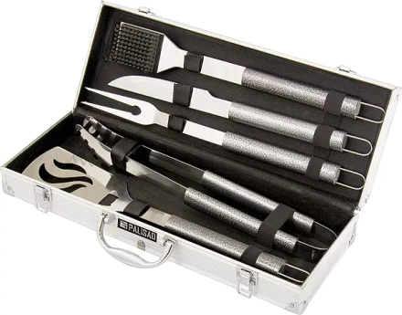 Набор приборов для барбекю 5 шт в алюминевом кейсе PALISAD Camping 69579 купить в Муравленко