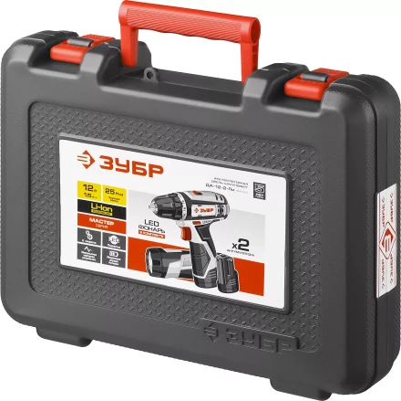 Дрель-шуруповерт 2 АКБ + фонарь ДА-12-2-Ли ФКНМ1 серия МАСТЕР купить в Муравленко