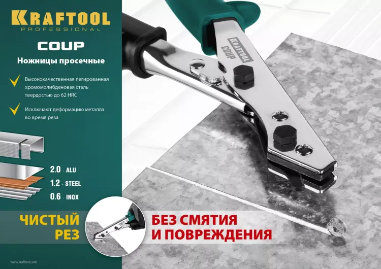 Инструмент для работы с листовым металлом KRAFTOOL 23274 купить в Муравленко