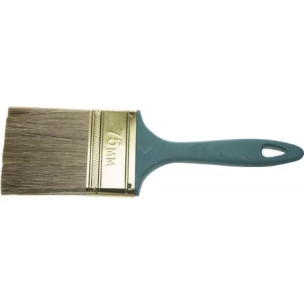 Кисть ЗУБР &quot;КП-14&quot; плоская, смешанная щетина, пластмассовая рукоятка, 75мм 4-01014-075 купить в Муравленко