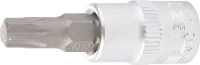 Головка с битой вставкой  T20 квадрат 1/4" CrV STELS 13804