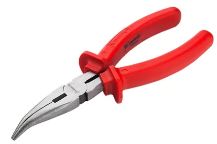 Длинногубцы Econom 180 мм изогнутые шлифованные пластмассовые рукоятки MATRIX 17495 купить в Муравленко