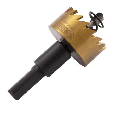 Коронка по металлу HSS, 29 мм, нитридтитановое покрытие Denzel 724107 купить в Муравленко