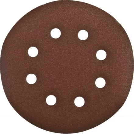Круг шлифовальный ЗУБР &quot;СТАНДАРТ&quot; из абразивной бумаги на велкро основе, 6 отв., Р240, 150мм, 5шт 35350-150-240 купить в Муравленко