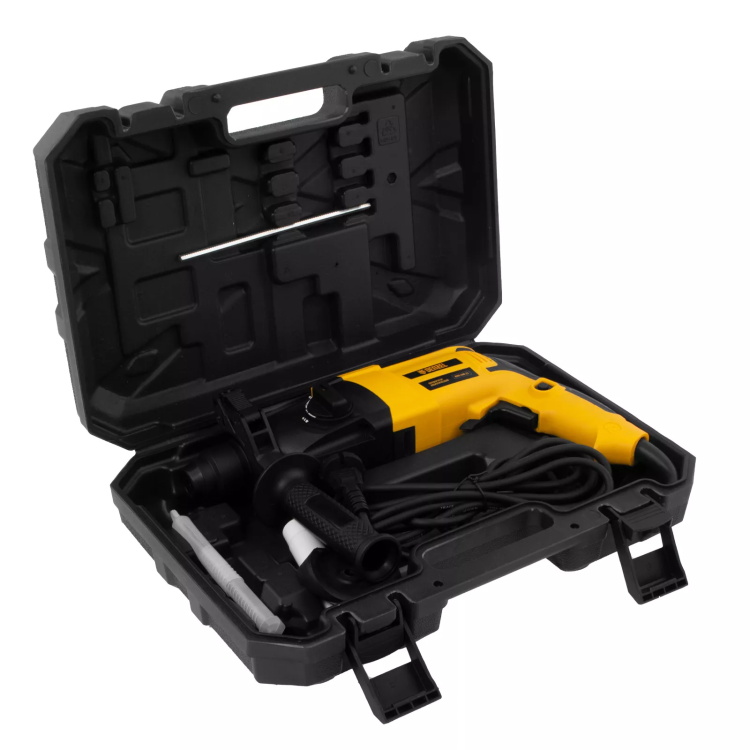 Перфоратор электрический Denzel RHH-600-22, SDS-plus, 600 Вт, 2,5 Дж, 2 реж. 26602 купить в Муравленко