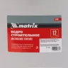 Ведро строительное пластмассовое 12 л, усиленное Matrix 81409 купить в Муравленко