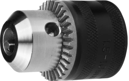 Патрон ЗУБР &quot;ЭКСПЕРТ&quot; цельнометаллический для дрели, с ключом, 10мм, 1/2&quot; 2908-10-1/2_z01 купить в Муравленко