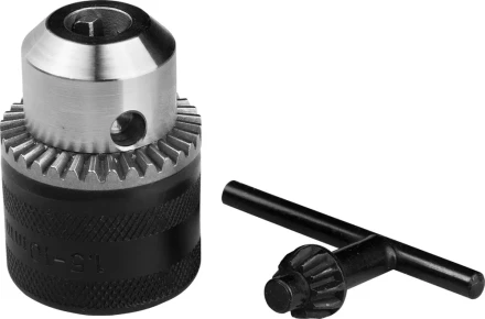 Патрон ЗУБР &quot;ЭКСПЕРТ&quot; цельнометаллический для дрели, с ключом, 10мм, 1/2&quot; 2908-10-1/2_z01 купить в Муравленко