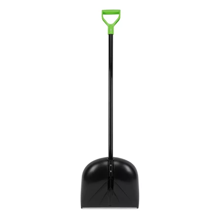 Лопата для уборки снега пластиковая Palisad, 400х417х1390 мм, алюминиевый черенок, 61395 купить в Муравленко