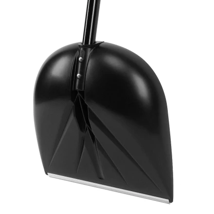 Лопата для уборки снега пластиковая Palisad, 400х417х1390 мм, алюминиевый черенок, 61395 купить в Муравленко