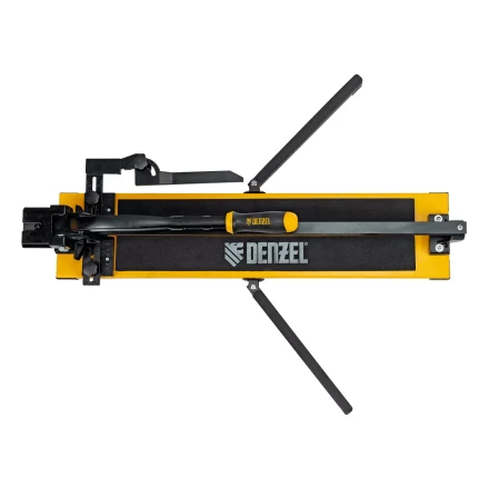 Плиткорез рельсовый Denzel 600х16мм, каретка на подш., стальная станина, усил. рукоятка-пенал 877014 купить в Муравленко