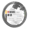Шнур сетевой Denzel Energy Series, ПВС, 3 м, 3 x 1 мм, с неразборной вилкой, черный, 3 м, 37667 купить в Муравленко