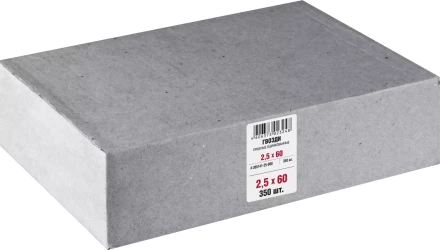 Гвозди ершеные чертеж № 7811-7120 коробка серия МАСТЕР купить в Муравленко