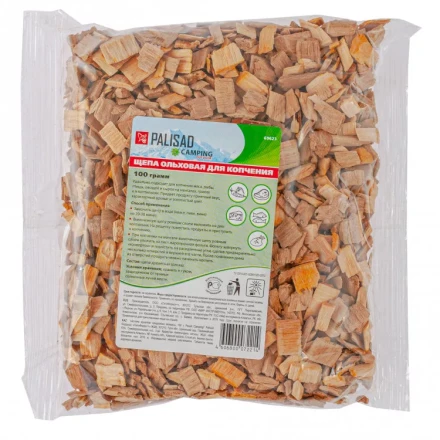 Щепа ольховая для копчения 100 гр Camping Palisad 69623 купить в Муравленко