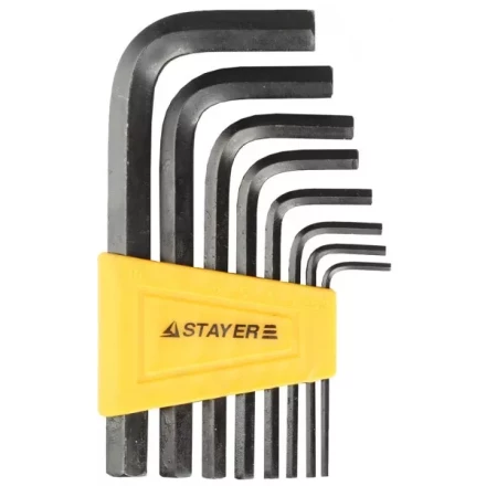 Набор STAYER Ключи &quot;STANDARD&quot; имбусовые, 2 - 10мм, 8 шт 27405-H8 купить в Муравленко