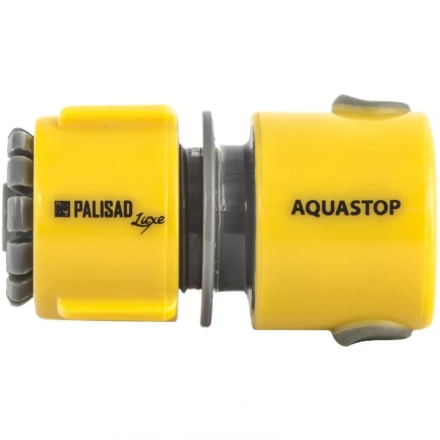 Соединитель пластмассовый быстросъемный для шланга 1/2&quot; аквастоп LUXE PALISAD 66472 купить в Муравленко